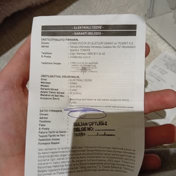 Elektrikli Cezve Kullanımında Aniden Alev Alan Cihaz Şoku