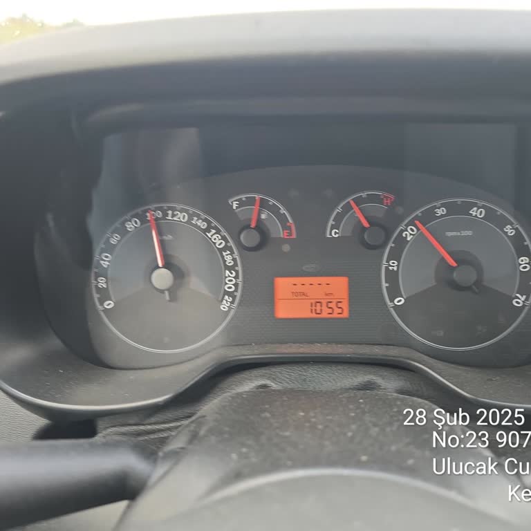 Fiat Linea Araçta Kilometre Bilgisinin Kaybolması Ve Müşteri Hizmetlerinden Yanıtsız Kalma