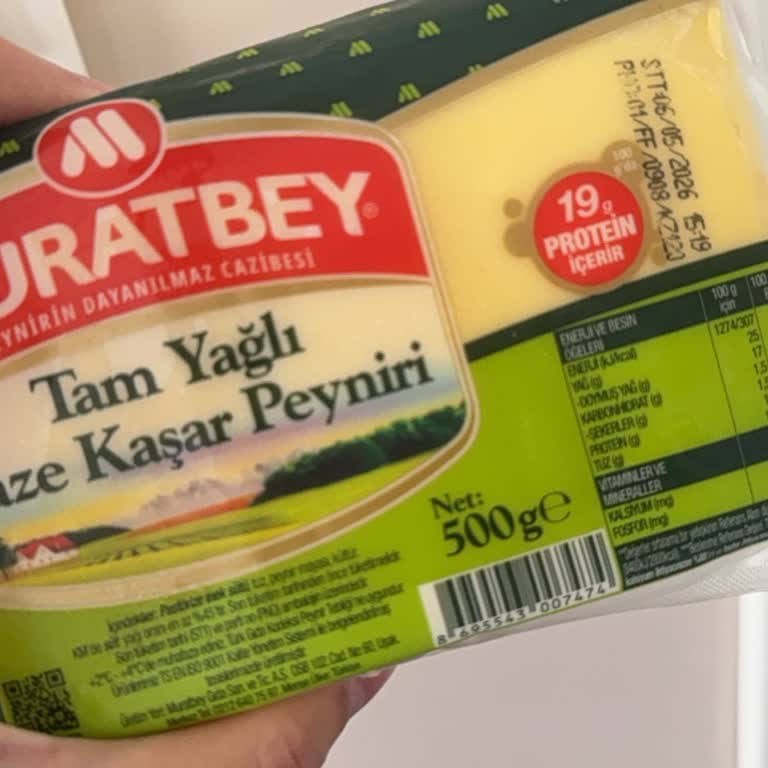 Muratbey Taze Kaşar Peynirinde Yoğun Plastik Kokusu Ve İade Talebi
