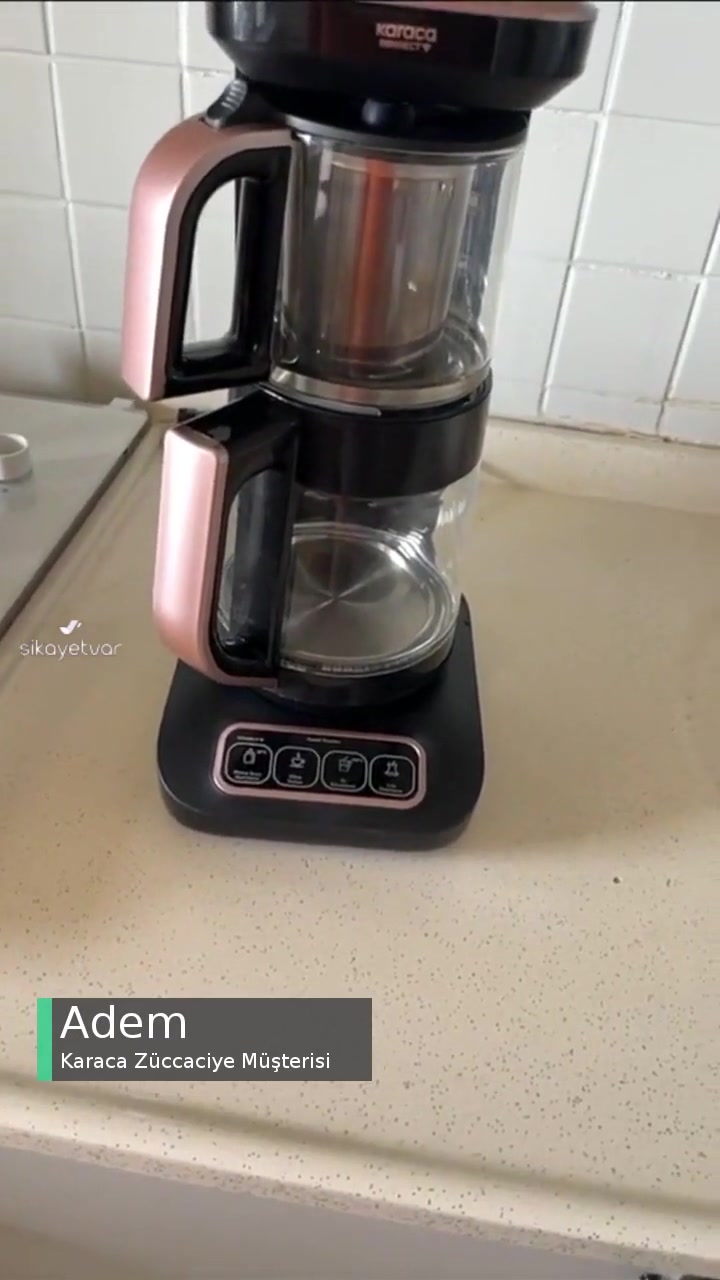 Karaca Robotea Çay Makinesi Elektrik Kaçırıyor! videonun kapak resmi