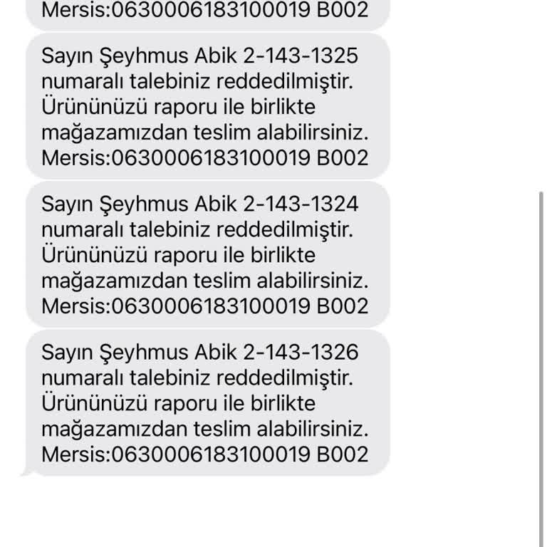 Aldığım Tişörtler Hızla Deforme Oldu, Değişim Talebim Reddedildi