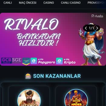 Rivalobet Param Hesaba Geçmedi