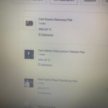 Eksik Teslim Edilen Plak Siparişi Ve Yetersiz Müşteri Hizmeti