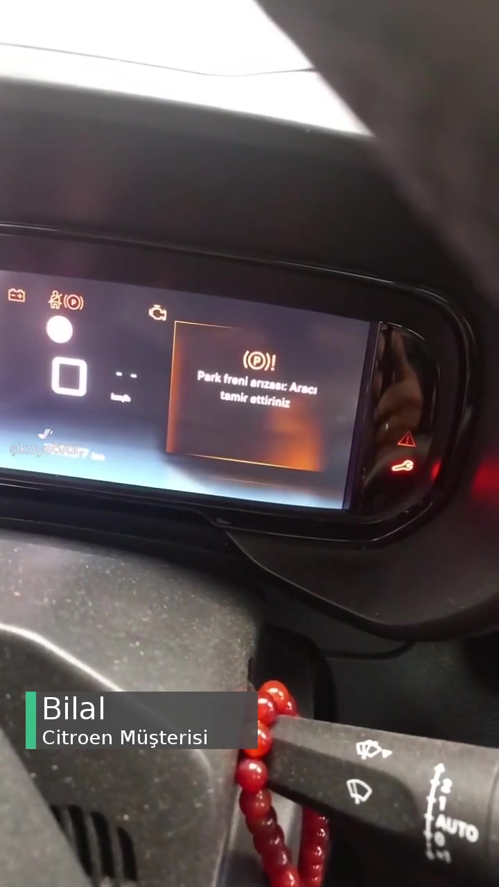 Citroen Berlingo 2025 Park Freni Arızası videonun kapak resmi