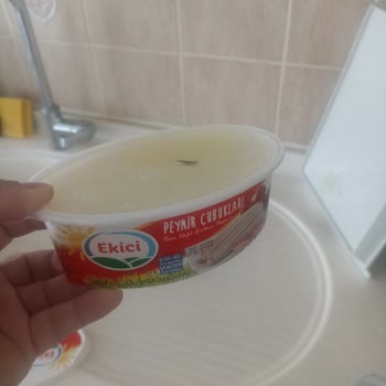 Kapalı Peynir Kutusunda Şüpheli Siyah Cisim Endişesi