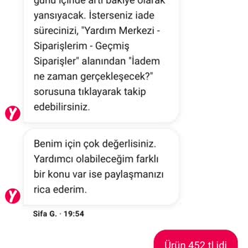 Dökülen Çorba İçin Eksik İade Mağduriyeti