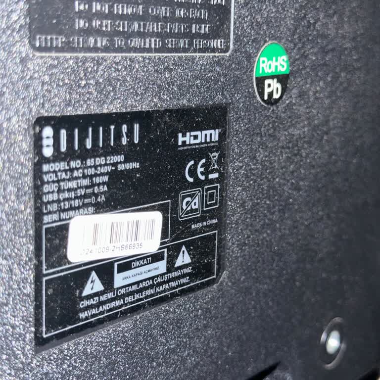 Dijitsu 65 İnç TV Kumandası İlk Günden Beri Düzgün Çalışmıyor