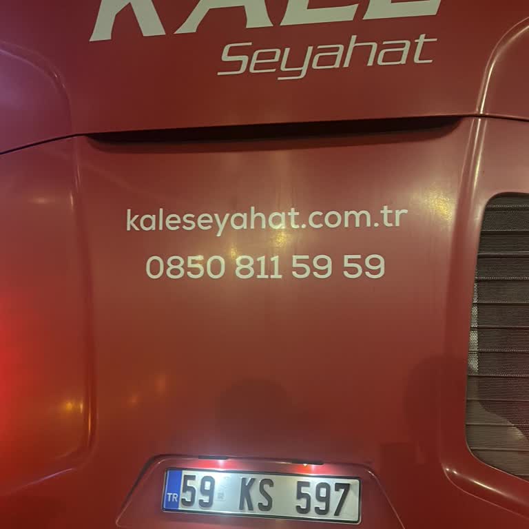 Kale Seyahat'te Otobüs Saatleri Ve Bilgi Karmaşasıyla Mağduriyet Yaşadım