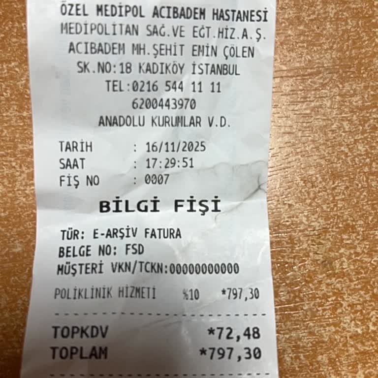 Acil Serviste Sigortam Olmasına Rağmen Ek Ücret Alınması Mağduriyet Yarattı