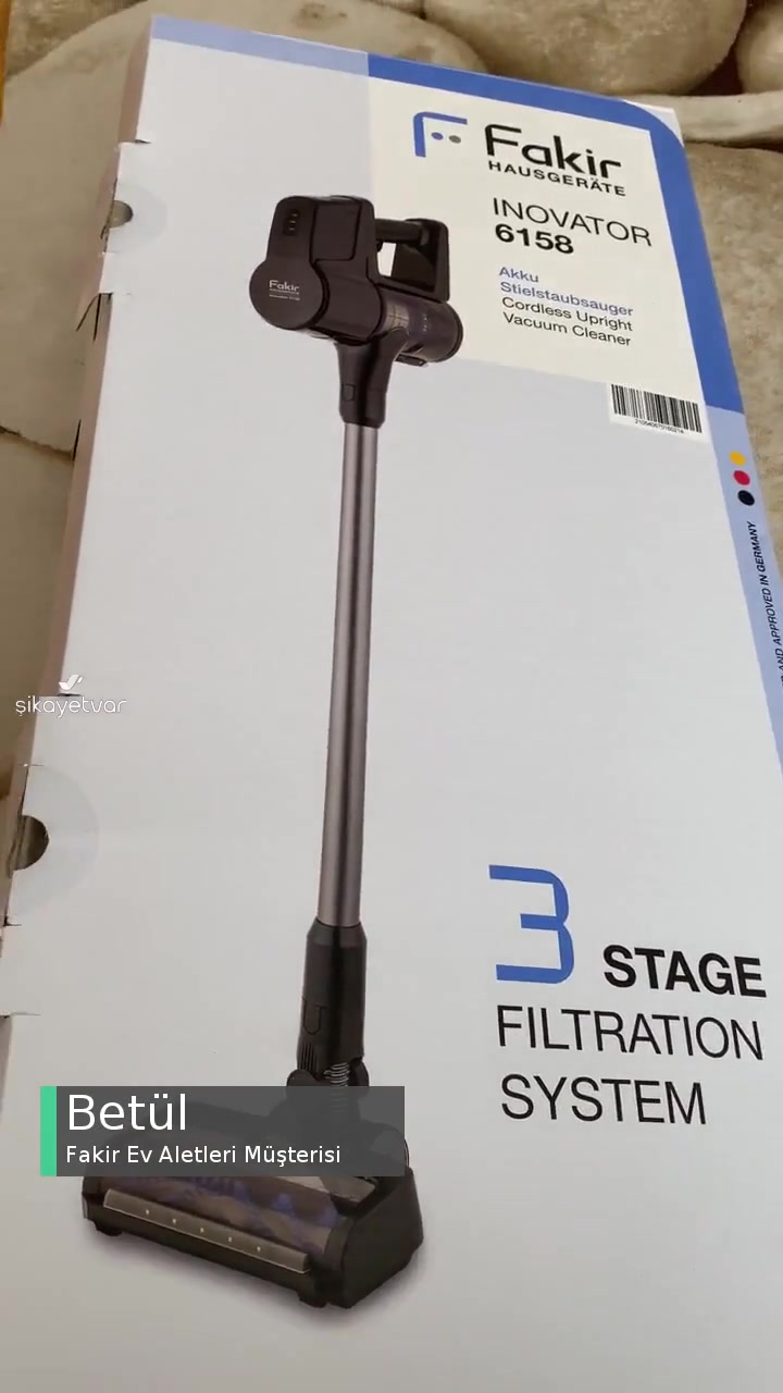 Fakir Inovator Şarjlı Dik Süpürge Pişmanlığım! videonun kapak resmi