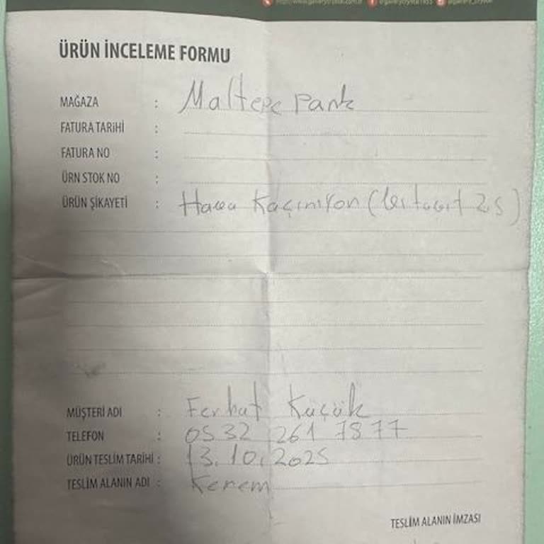 Garanti Kapsamındaki Ürünüm Kayboldu, Mağaza Ve Müşteri Hizmetleri Çözüm Sunmuyor