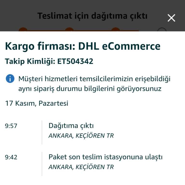 DHL Kargo İle 10 Günlük Teslimat Gecikmesi Ve Yetersiz Bilgilendirme