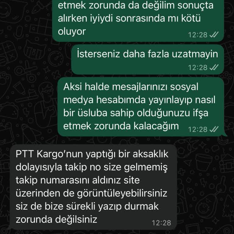 Siparişim Gönderilmedi İletişim Kurulmadı Ve Engellendim