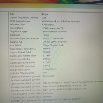 Sipariş Edilen Özelliklerde Olmayan Laptop Teslimatı Ve Çözüm Eksikliği