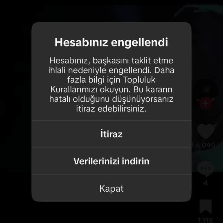 Hiçbir Uyarı Olmadan TikTok Hesabım Haksız Yere Kapatıldı