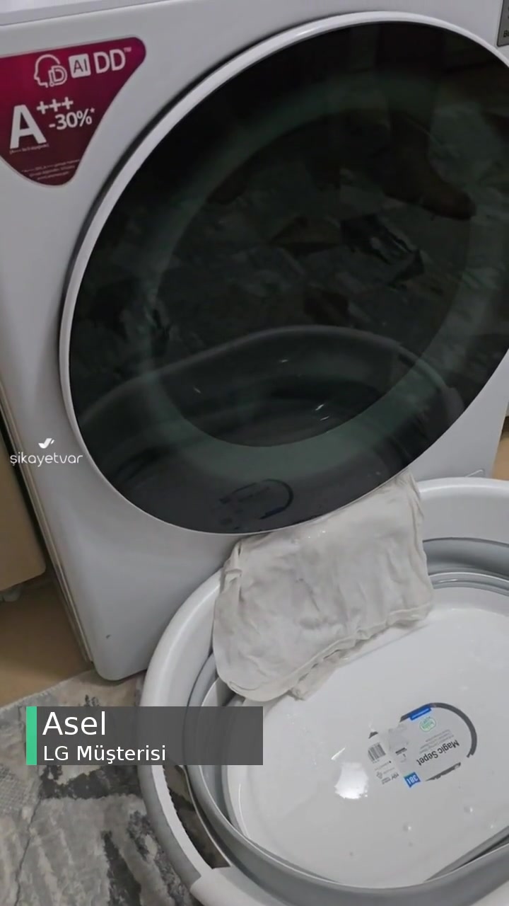 LG Çamaşır Makinesi Su Ve Ses Arızası, Servise Ulaşamama! videonun kapak resmi