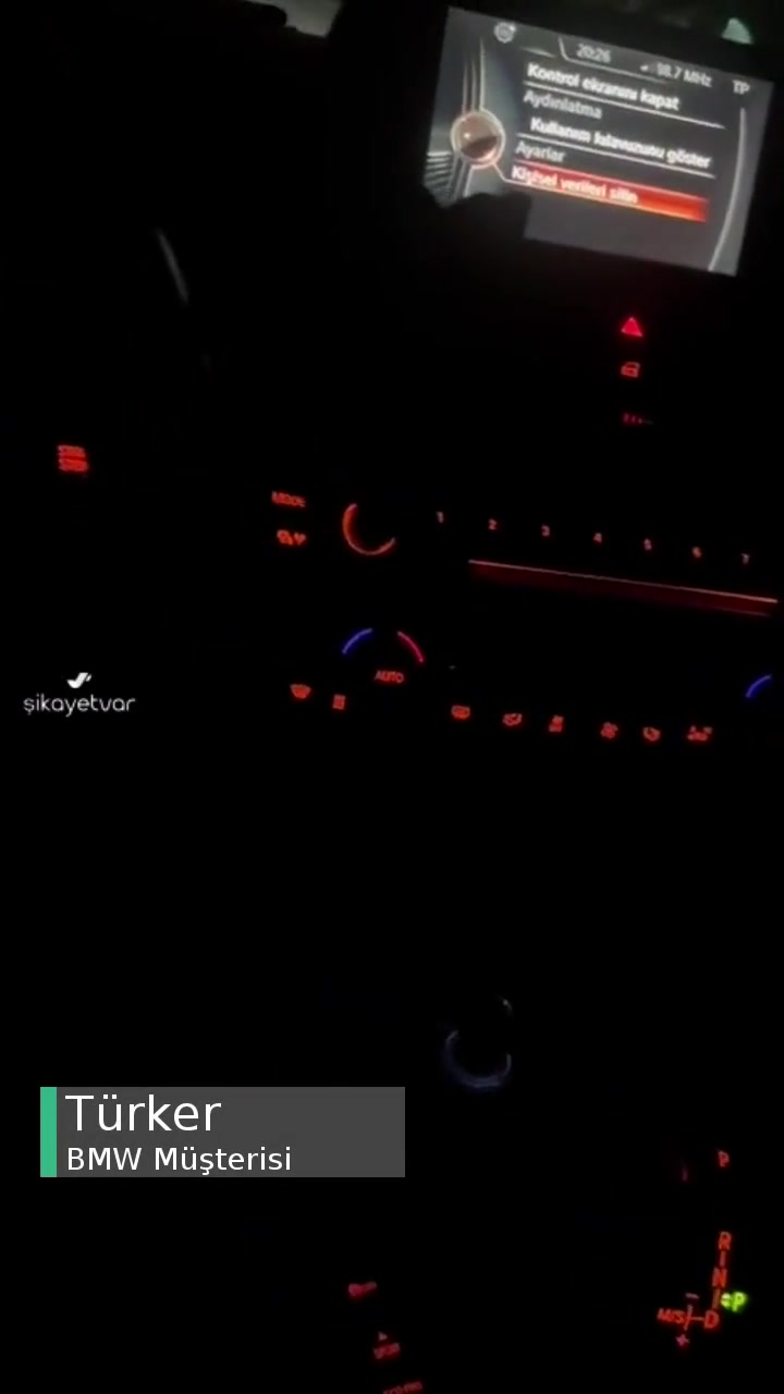BMW F20 2015 Gösterge Işıkları videonun kapak resmi
