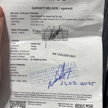 Çırpma Teli Kısa Sürede Kırıldı Müşteri Hizmetleri Yetersiz Kaldı