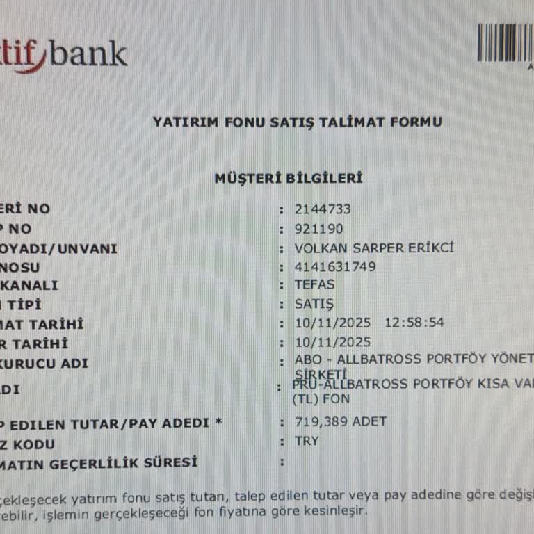 Fon Satışında Gecikme Nedeniyle Faiz Kaybı Ve İletişimsizlik