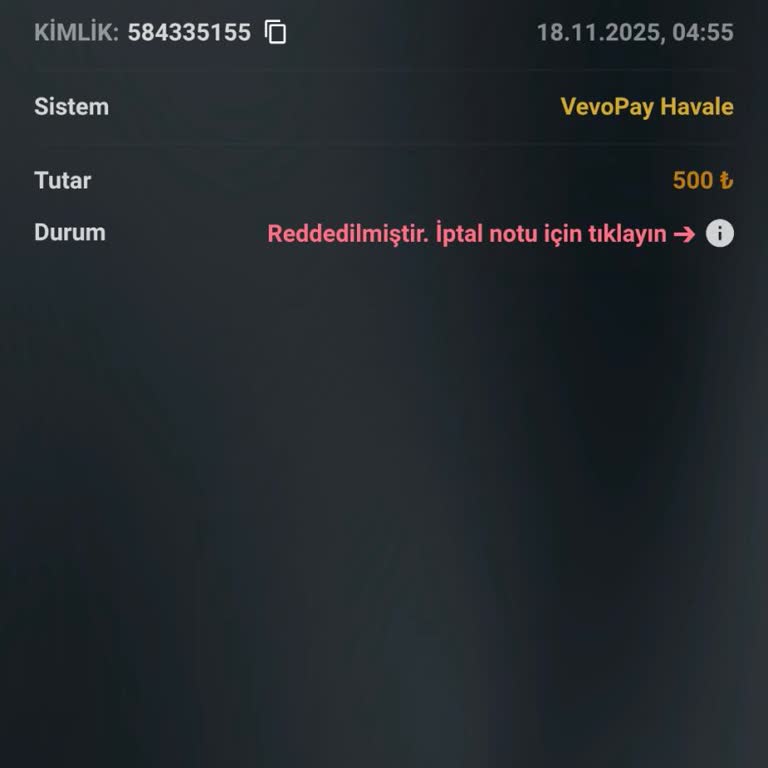 Kazancım Haksız Yere Silindi, Ödeme Yapılmadı