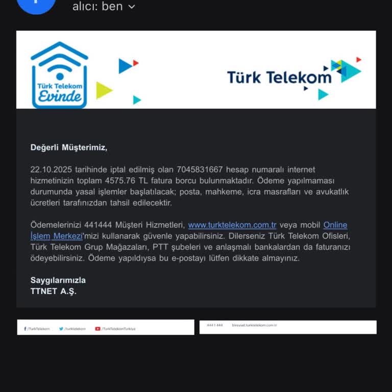 Superonline Cayma Bedeli Ve Fatura Ödemesi Yapılmadı, Geri Dönüş Sağlanmıyor