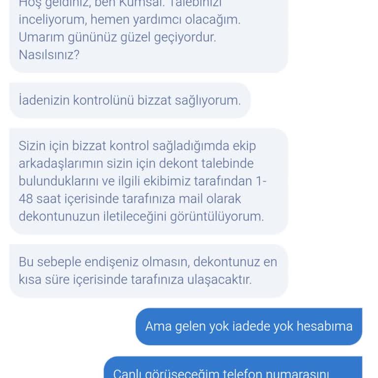 Obilet Bilet İadesi 18 Gündür Yapılmadı Müşteri Hizmetlerine Ulaşamıyorum