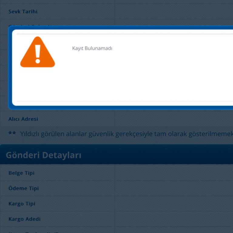 Kargo Bilgisi Ve Müşteri Hizmetlerine Ulaşamama Sorunu