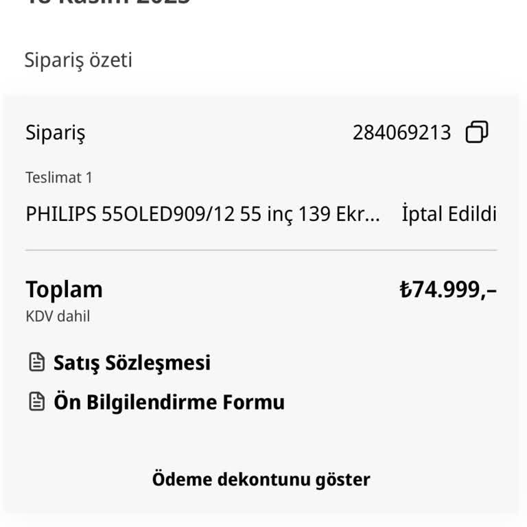 Sebepsiz Sipariş İptalleri Ve Müşteri Hizmetlerine Ulaşılamıyor