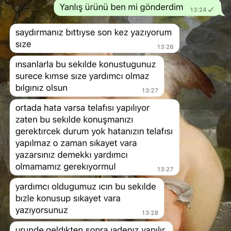 Yanlış Ürün Gönderdiler Çözüm Yerine Suçlandım Ve İletişim Kesildi