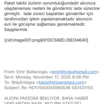 Yurtdışı Kargom Teslim Edilmeden İmha Edildi, Maddi Kaybım Karşılanmadı