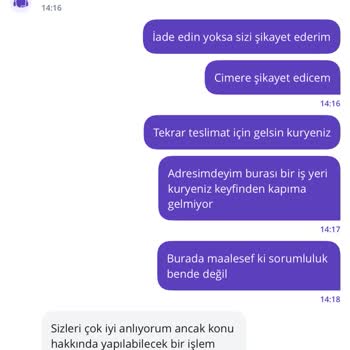 Getir Siparişim Haber Verilmeden İptal Edildi, Ücret İadesi Yapılmadı
