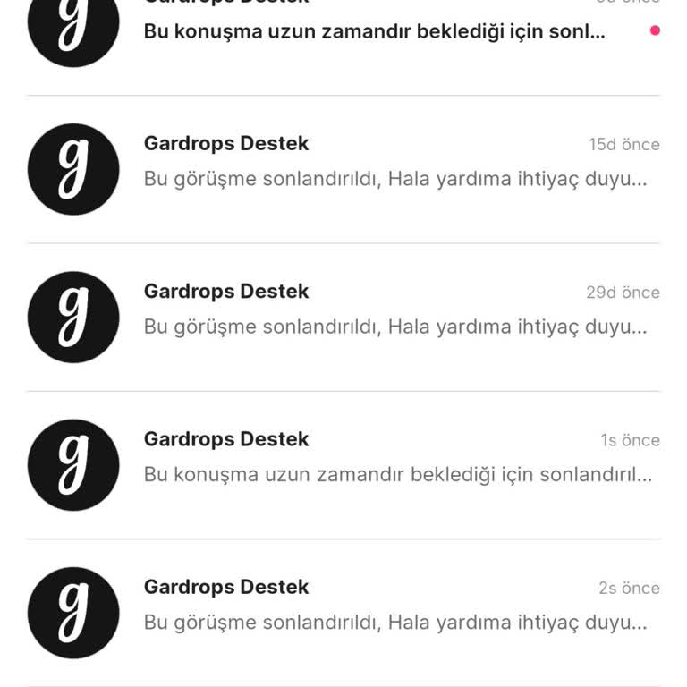 Gardrops Kazancım Eksik Yatırıldı Ve Bilgilendirme Yapılmadı