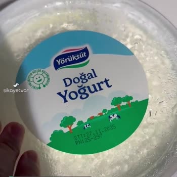 Yörüksüt Markalı Yoğurt Tarihi Geçmediği Halde Kapalı Kutu Küflenmiş!
