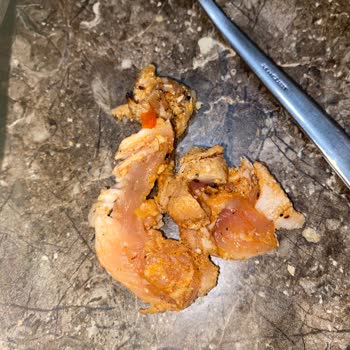 Lezita Aldığımız Dönerin İçinden Çiğ Tavuk Çıktı, Ailece Büyük Endişe Yaşadık