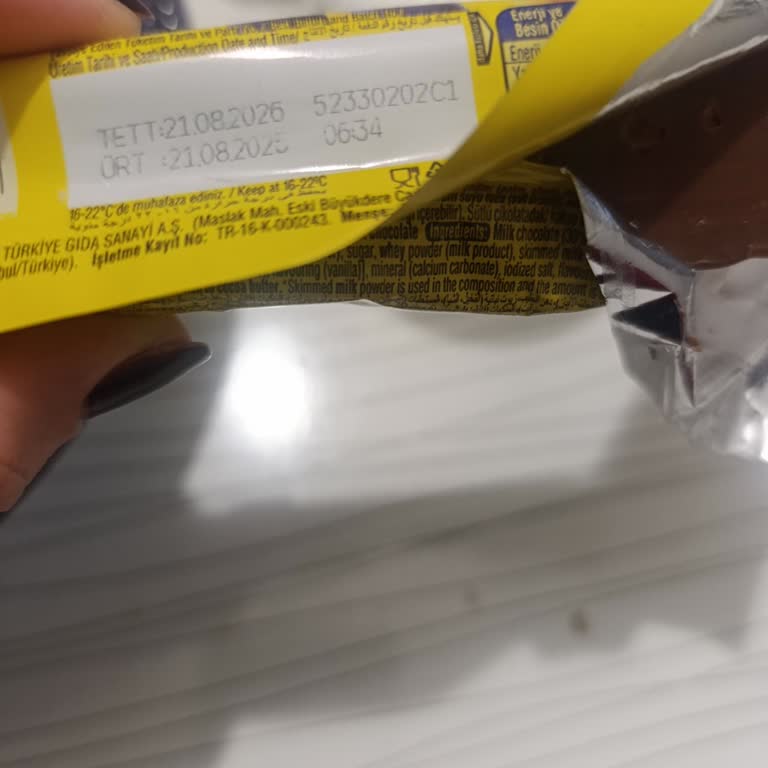 Çocuklarım İçin Aldığım Gofretlerde Kötü Koku Ve Tat Sorunu