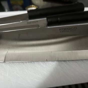 Karaca Bıçak Setinde Kısa Sürede Paslanma Ve Sağlık Riski