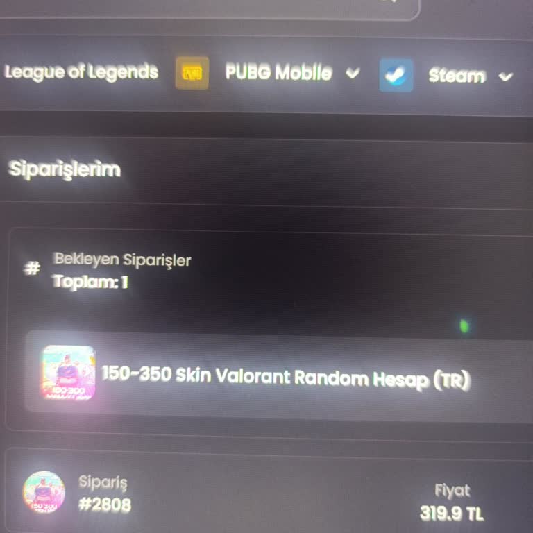 Odepin Valorant Hesabım Anında Teslim Edilmedi İletişim Yok