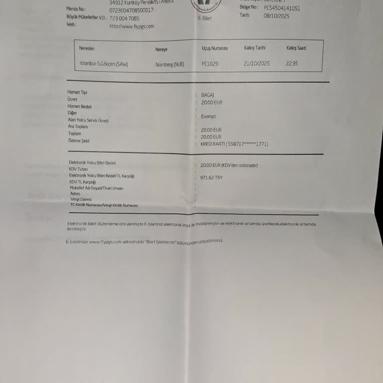 Kaybolan Bagaj İçin Ödediğim Ücret İade Edilmiyor, Mağduriyetim Giderilmiyor