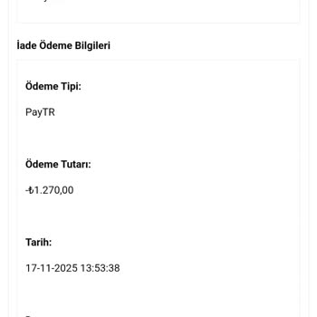 İade Sonrası Açıklamasız Kesinti Ve Cevapsızlık Mağduriyeti