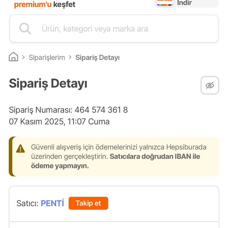 İki Haftadır Hazırlanamayan Sipariş Nedeniyle Mağduriyet Yaşıyorum