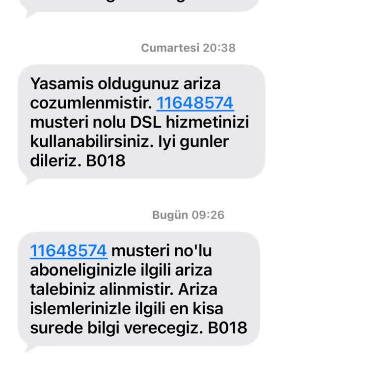 Sürekli Bağlantı Kopması Ve Kalıcı Çözüm Eksikliği Nedeniyle Mağduriyet