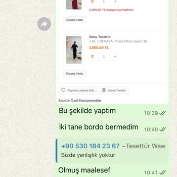Yanlış Ürün Gönderimi Ve Kargo Ücreti Mağduriyeti