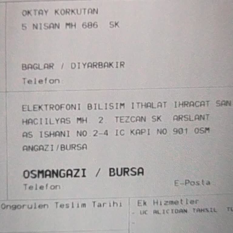 Elektrofoni Yetkili Servis Sanılarak Gönderilen Bilgisayar İçin Yüksek Ücret Ve Yanıltıcı Bilgi