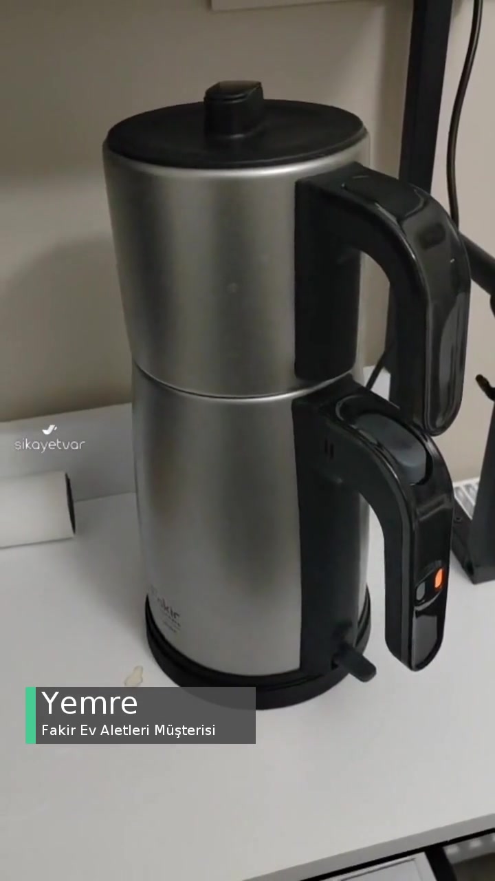 Fakir Chainox Çay Makinesi Silverstone Ses Sorunu videonun kapak resmi