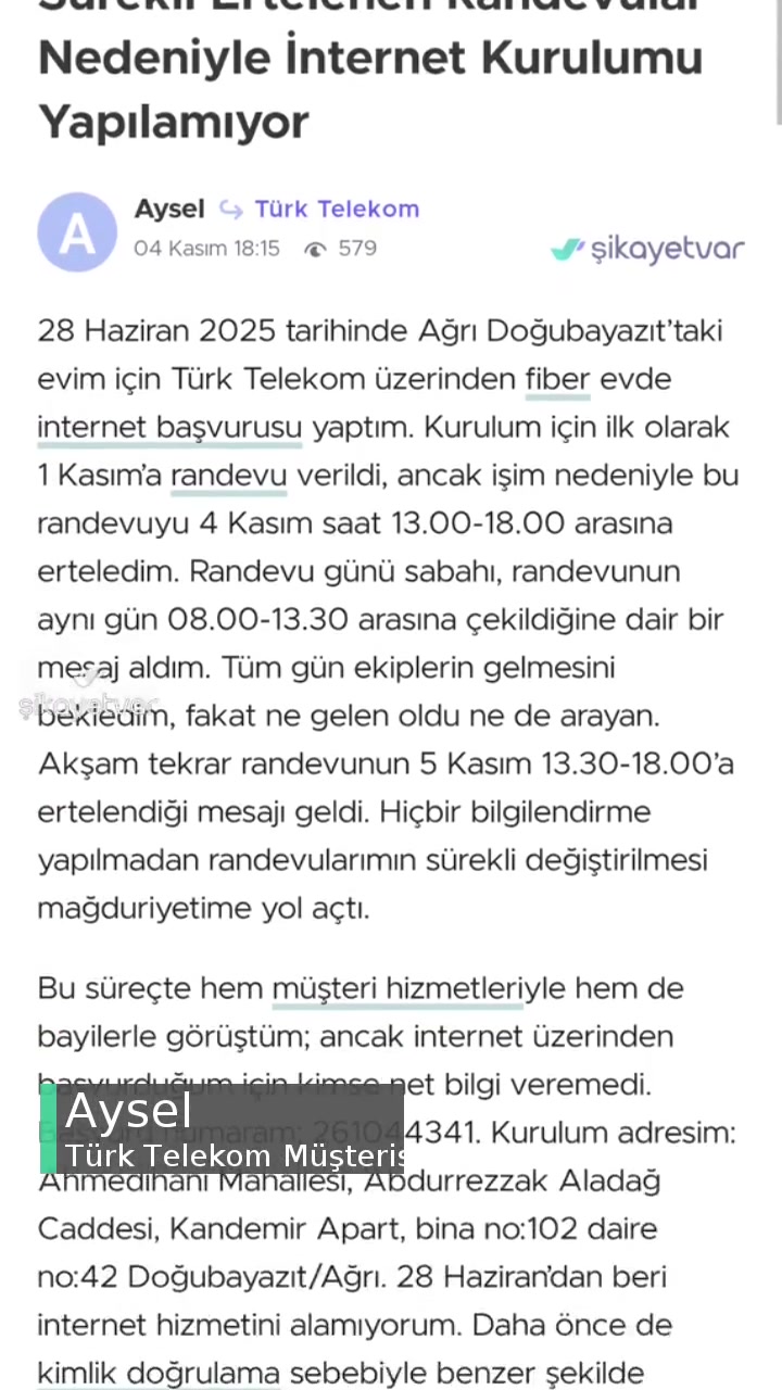 Türk Telekom Kurulum Gecikme Süresi Giderek Uzuyor! videonun kapak resmi