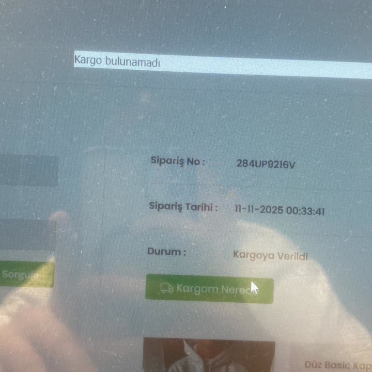 Siparişimin Kargo Bilgisi Paylaşılmadı, İletişime Geçilemiyor Mağdurum