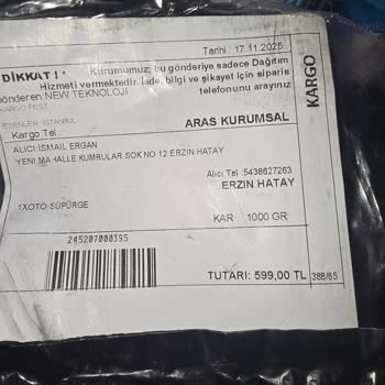 Sipariş Ettiğim Ürün Yerine Alakasız Ve İşe Yaramaz Ürün Gönderildi İletişim Yok