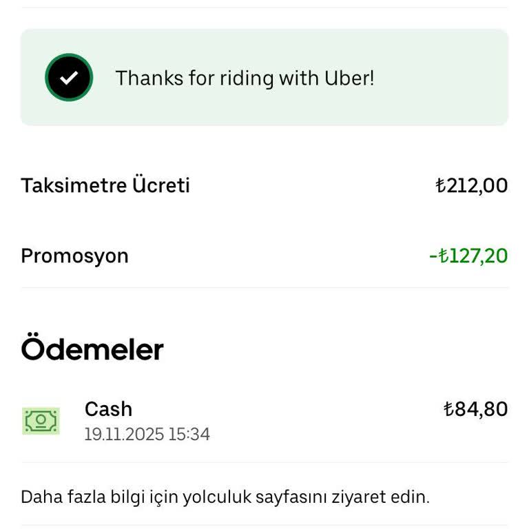 Uber Taksi Fazla Ücret Kesti, Müşteri Hizmetleri Yanıt Vermiyor