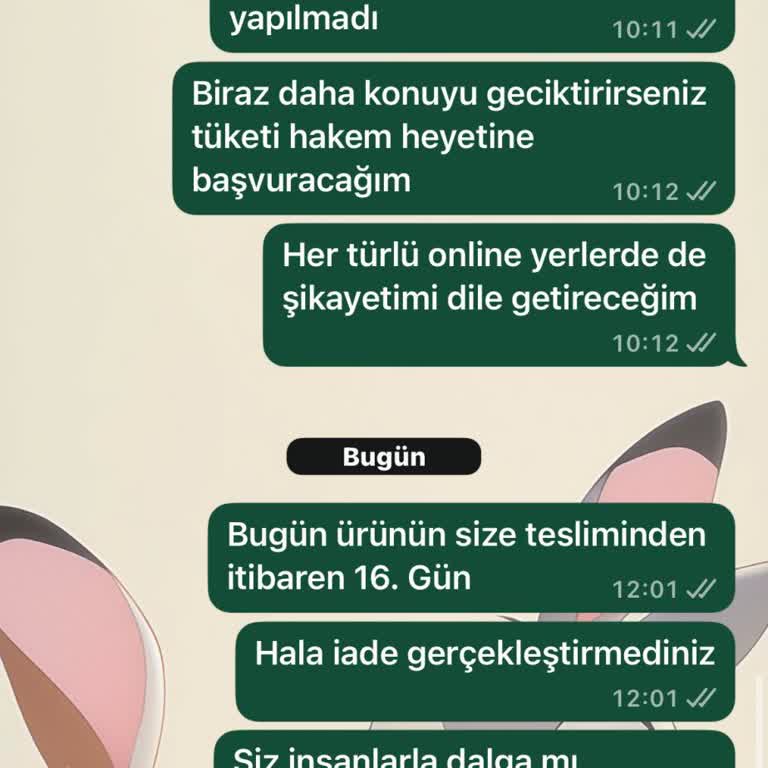 Orijinal Olmayan Ürün, İade Yapılamıyor Ve Para İadesi Gerçekleşmedi