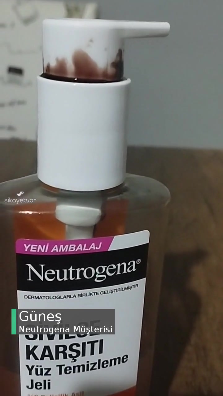 Sivilce Karşıtı Neutrogena Yüz Temizleme Jeli videonun kapak resmi
